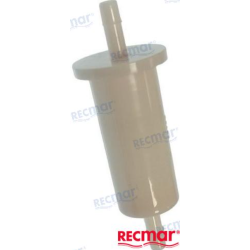Bränslefilter universal för slang 6mm (1/4”) REC40145