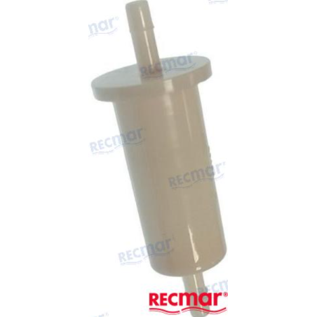 Bränslefilter universal för slang 6mm (1/4”) REC40145